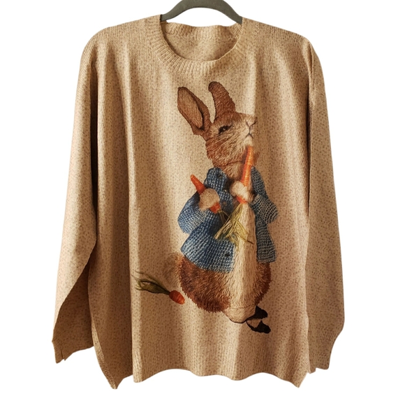 NEW! Peter Rabbit Print Sweater - Picture 3 of 6